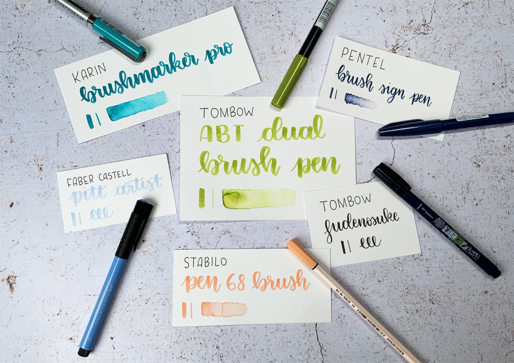 Lettering effet aquarelle : mes 3 meilleurs conseils pour choisir ses  feutres et son papier afin d'obtenir un résultat au top ~ - Lettering  Créatif